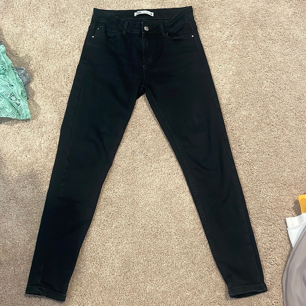 Zara skinny black jeans